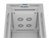 Lanberg Szafa stojąca rack 19 cali 42U 600x800 szara drzwi szklane flack pack